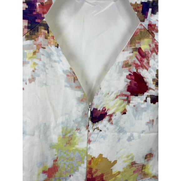 HUNTER BELL 8P  Anthropologie Kukka Tea Dress Open Back A-Line Floral Multicolor - Picture 10 of 12